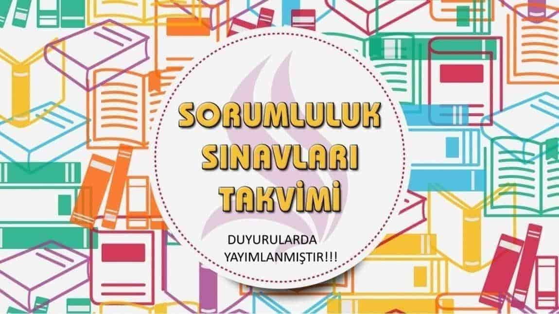 2025-2026 Eğitim-Öğretim Yılı Eylül Ayı Sorumluluk Sınav Takvimi